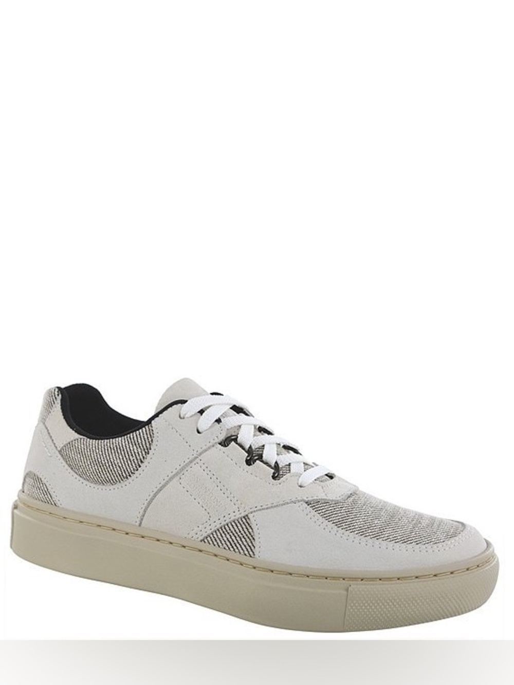 SAS Men's High Street-X Leather and Twill Sneakers Size 8.5 - Color Sand Dune